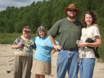 L to R:  Sallie B., Elizabeth, Ken and Lisa Turnbull