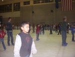 Ben La Tour in Red Sweat Top at Jones Center Ice Rink, Springdale, AR