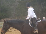 Mary B. on Horseback, looking the OTHER way!